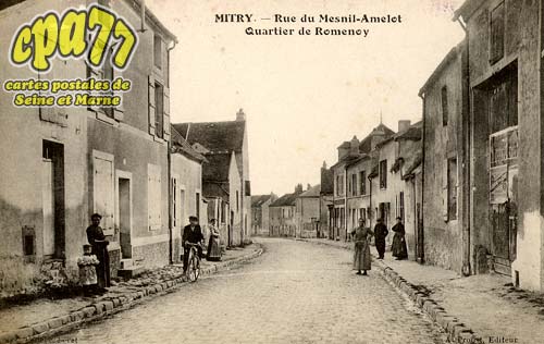 Mitry Mory - Rue du Mesnil-Amelet - Quartier de Romenoy