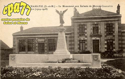 Moissy Cramayel - Le Monument aux Enfants morts pourla France (1914-1918)
