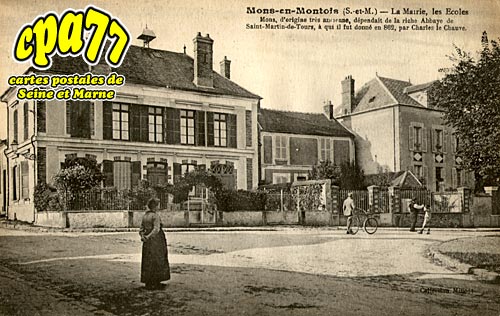 Mons En Montois - La Mairie, les Ecoles