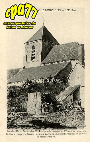 Montceaux Ls Provins - L'Eglise