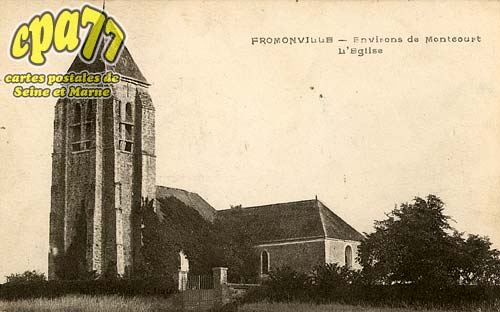 Moncourt Fromonville - Environs de Montcourt - l'Eglise