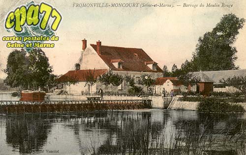Moncourt Fromonville - Barrage du Moulin Rouge