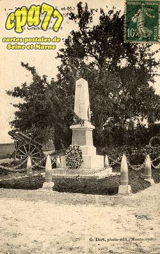 Montdauphin - Monument commmoratif aux Morts de la Grande Guerre