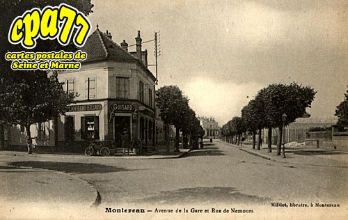 Montereau Fault Yonne - Avenue de la Gare et Rue de Nemours