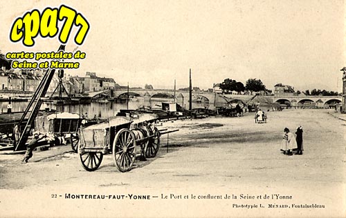Montereau Fault Yonne - Le Port et le Confluent de la Seine et de l'Yonne