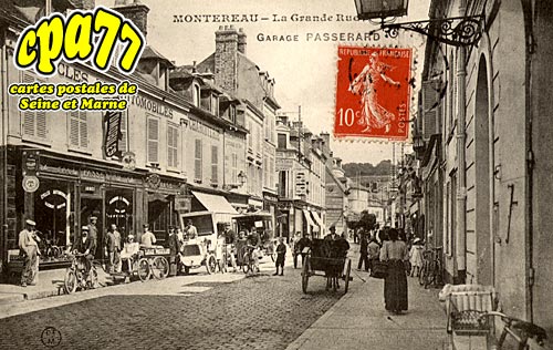 Montereau Fault Yonne - La Grande Rue, Garage Passerard