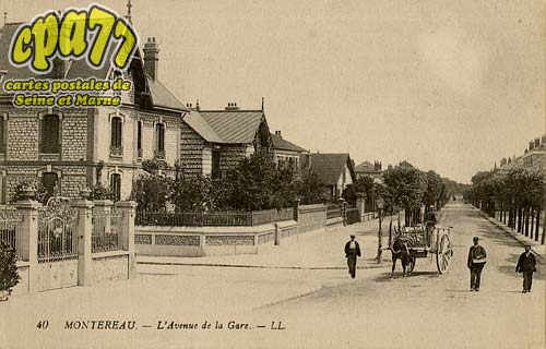 Montereau Fault Yonne - L'Avenue de la Gare