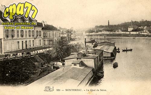 Montereau Fault Yonne - Le Quai de Seine