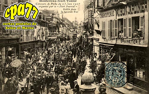 Montereau Fault Yonne - Concours de Pêche du 23 Juin 1907 organisé par le 