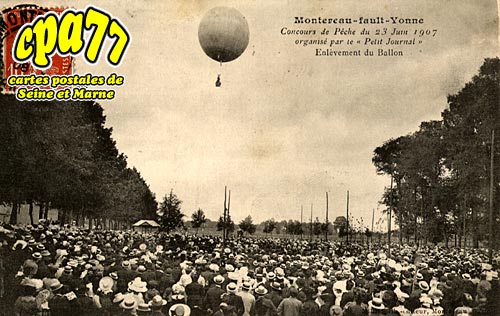 Montereau Fault Yonne - Concours de Pêche du 23 Juin 1907 organisé par le 