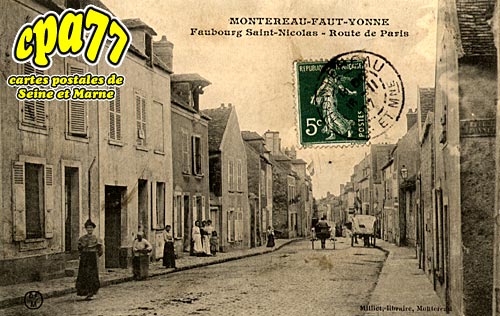 Montereau Fault Yonne - Faubourg Saint-Nicolas - Route de Paris