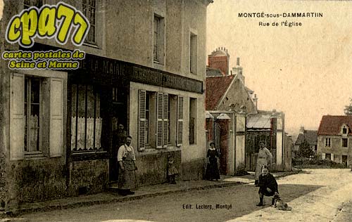 Montg En Gole - Montg-sous-Dammartin - Rue de l'Eglise