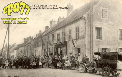 Monthyon - La Rue de la Rpublique et la Maison Jean Theillet