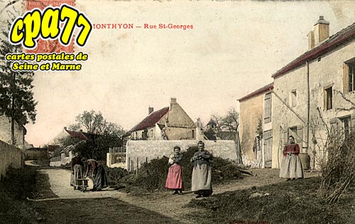 Monthyon - Rue Saint-Georges (en l'tat, dcolle)