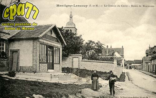Montigny Lencoup - Le Chemin du Cdre - Route de Montereau