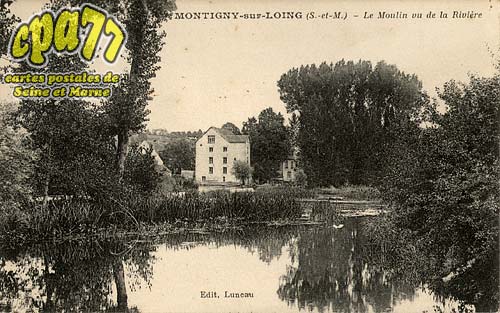 Montigny Sur Loing - Le Moulin vu de la Rivire
