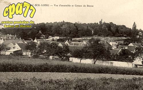 Montigny Sur Loing - Vue d'ensemble et Cteau de Brosse