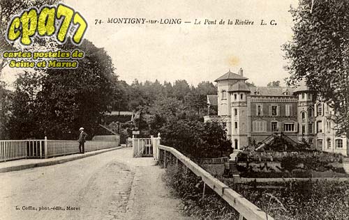 Montigny Sur Loing - Le Pont et la Rivire