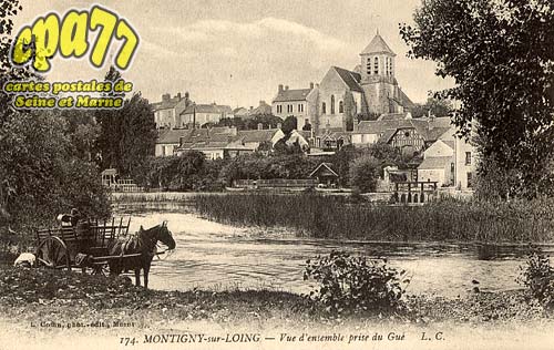 Montigny Sur Loing - Vue d'ensemble prise du Gu