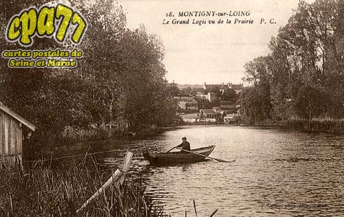Montigny Sur Loing - Le Grand Logis vu de la Prairie