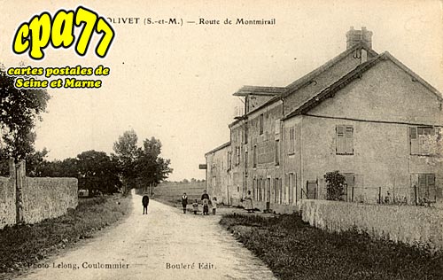 Montolivet - Route de Montmirail