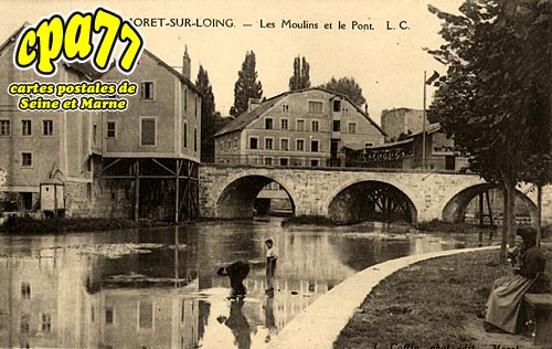 Moret Sur Loing - Les Moulins et le Pont