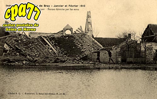 Mouy Sur Seine - Petit-Peugny - Inondations de 1910