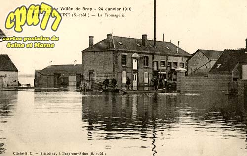 Mouy Sur Seine - L'Innondation de la Valle de Bray- 24 Janvier 1910 - La Fromagerie