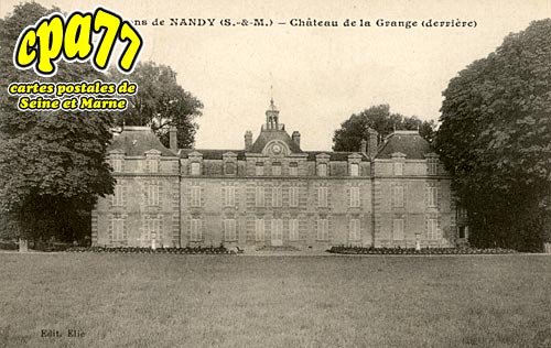 Nandy - Chteau de la Grange (derrire)