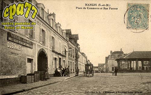 Nangis - Place du Commerce et Rue Pasteur