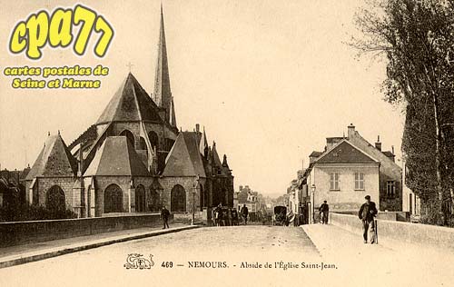 Nemours - Abside de l'Eglise Saint-Jean
