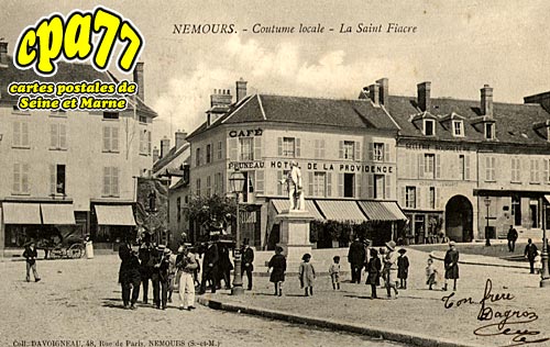 Nemours - Coutume locale - La Saint-Fiacre