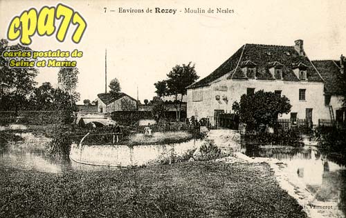Nesles La Gilberde - Environs de Rosoy - Moulin de Nesles