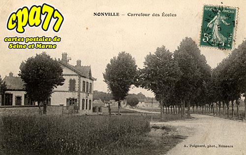 Nonville - Carrefour des Ecoles