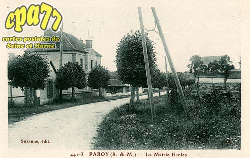Paroy - La Mairie Ecoles