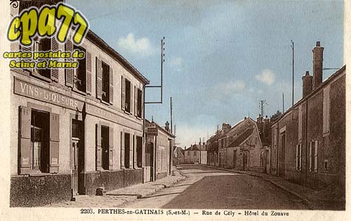 Perthes En Gtinais - Rue de Cly - Htel du Zouave