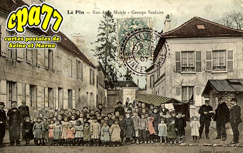 Le Pin - Rue de la Mairie - Groupe scolaire
