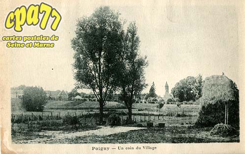 Poigny - Un coin du Village