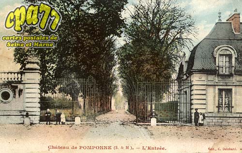 Pomponne - Chteau de Pomponne - L'Entre