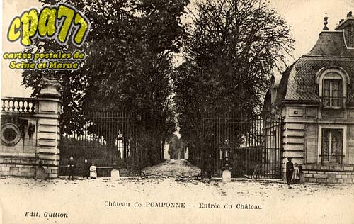 Pomponne - Chteau de Pomponne - Entre du Chteau
