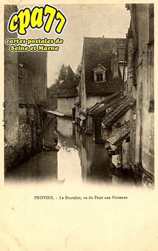 Provins - Le Durteint, vu du Pont aux Poissons