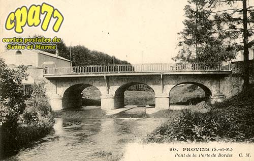 Provins - Pont de la Porte de Bordes