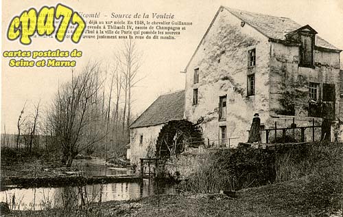Provins - Le Moulin de la Vicomt - Source de la Voulzie