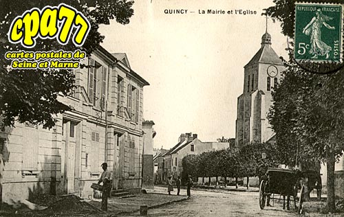 Quincy Voisins - La Mairie et l'Eglise