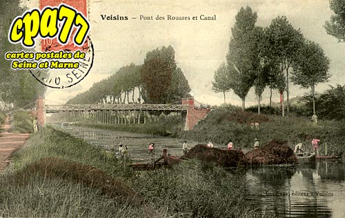 Quincy Voisins - Pont des Rouazes et Canal