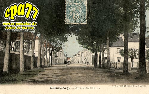 Quincy Voisins - Avenue du Château
