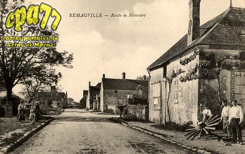 Remauville - Route de Nemours