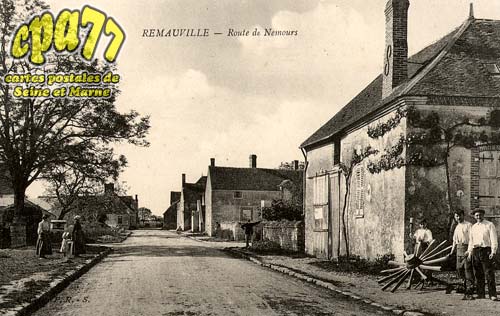 Remauville - Route de Nemours