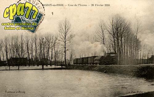 Rozay En Brie - Crue de l'Yerres - 26 Fvrier 1910