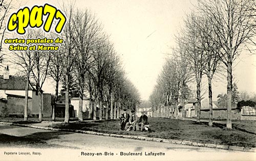 Rozay En Brie - Boulevard Lafayette